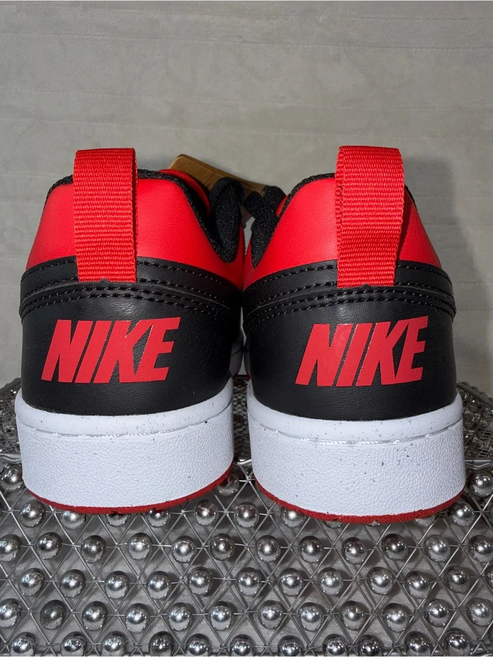 🔥Nike Court Borough Low Recraft Red/Black Youth 6Y Women’s 7.5 DV5456-600🔥